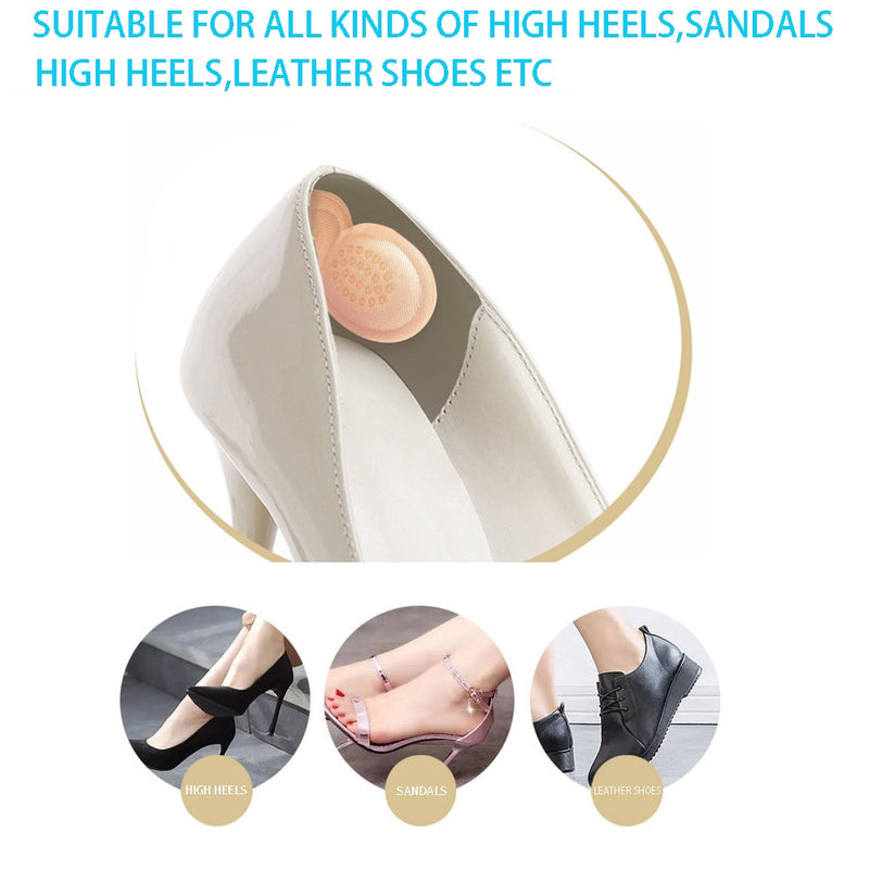 1Pair High Heel Insoles Butterfly Adjust Size Heel Liner Grips Protector Sticker Heel Pad Foot Care Anti Keep Abreast Heel Pads