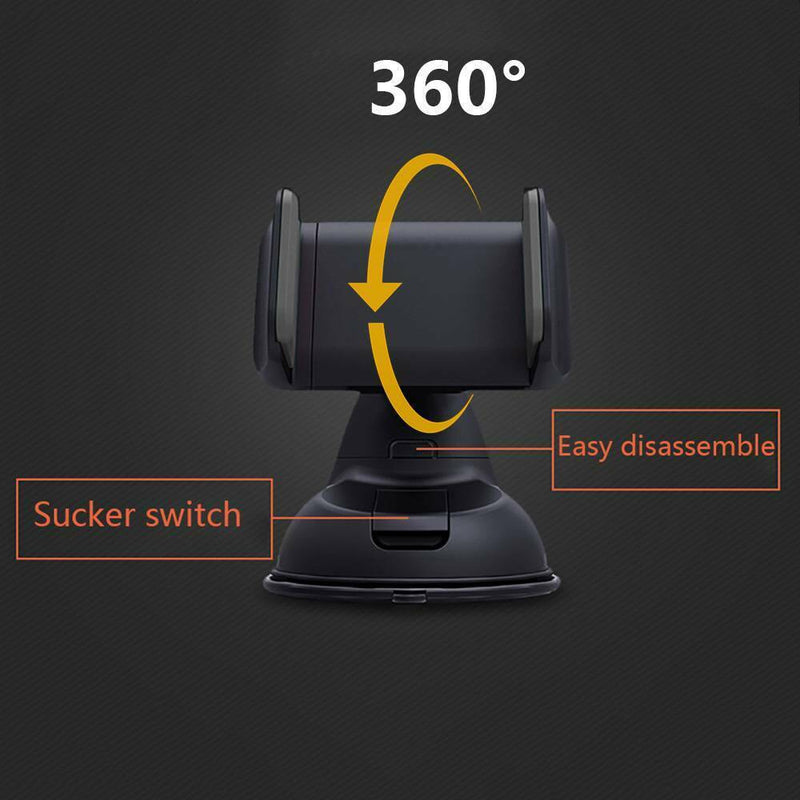 Universal Car Mobile Phone Holder 360 Degrees Rotation Dashboard Suction Mount Stand Cell Phone Holder For Iphone Car Bracket