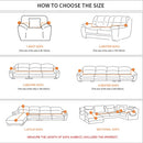 Velvet L Shaped Sofa Cover For Living Room Elastic Furniture Couch Slipcover Chaise Longue Corner Sofa Covers Stretchable