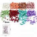 100Pcs/Bag Retro Octagon Wax Seal Stamp Wax Beads Scrapbooking Material DIY Craft Envelope Wedding Postcard Stamp Sealing Wax