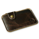 Leather Card Wallet Men Business Bank Card Holder Thin Credit Card Case Convenient Small Cards Pack Cash Pocket