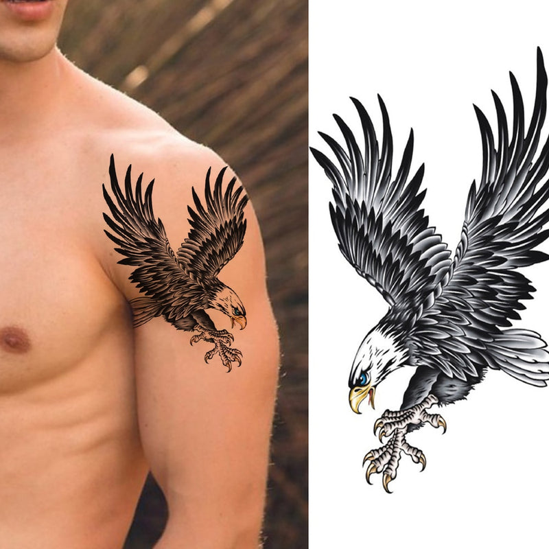 Image Details ISS_1227_03182 - vector tattoo black hand drawn, highly  detailed eagle head, native american style