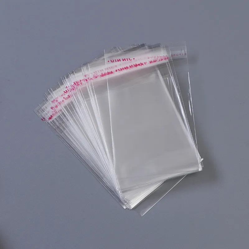Transparent Plastic Self Adhesive Bag Self Sealing Small Bags For Pen Jewelry Candy Packing Resealable Gift Cookie Packaging Bag