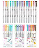 5/15/25color Set MildLiner Soft Brush Pen Double-headed Mild liner Highlighter Marker Pen School Supplies