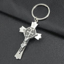 Jesus Cross Keychains Christian Religious Beliefs Key Chains Fashion Jewelry Accessories Gift Bag Charm Car Keyring