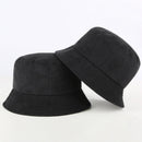 Blank Corduroy Bucket Hat For Women Spring Plain Men Panama Outdoor Hiking Beach Fishing Cap Sunscreen Female Sunhat Bob