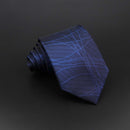 Fashion Polyester Necktie For Men Business Meeting Formal Striped Dot Floral 8cm Jacquard Tie Daily Wear Cravat Suit Accessories