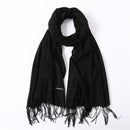 Solid Color Soft Women Scarf Cashmere-like Scarves Lady Thin Shawls Wraps Pashmina Femal Hijab Headband
