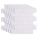 12/30pcs 3D Wall Sticker Marble Pattern PVC Waterproof Self-Adhesive Wall Paper 30x30cm Brick Grain Bathroom Wall Stickers