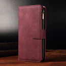 Zipper Wallet Leather Phone Case For iPhone 13 12 11 Pro Max 13 Mini SE X XR XS Max 6 6s 7 8 Plus Flip Magnetic Book Case