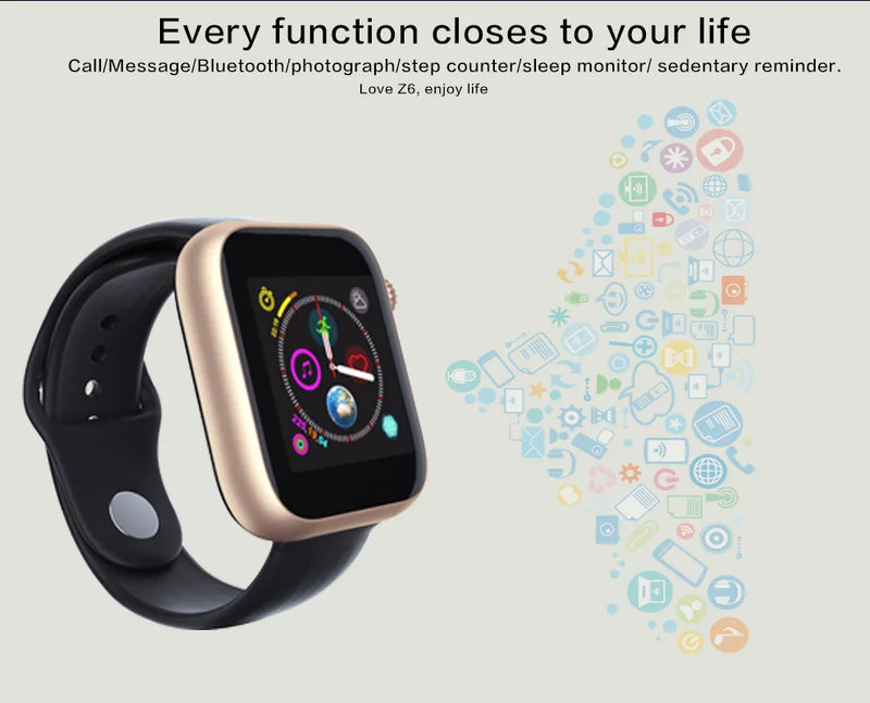 Z6 bluetooth smart shop watch