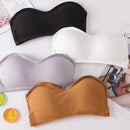 Sexy Seamless Strapless Tube Top Women Push Up Bra Chest Wrap Underwear Sexy Lingerie With Padded Solid Crop Top Invisible Bra