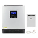 2400W 3KVA Pure Sine Wave Hybrid Solar Inverter 24VDC Input 220VAC 110VAC Output 50A PWM Solar Charger Controller and AC Charger