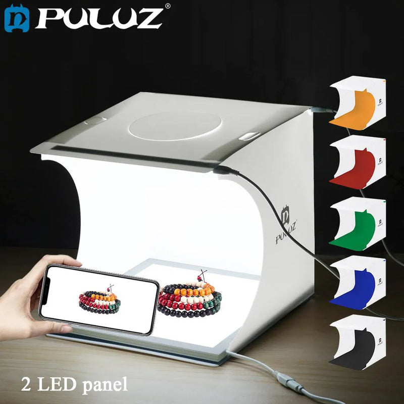 PULUZ 8.7 inch Portable Lightbox Photo Studio Box Tabletop Shooting Li