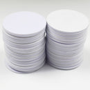 25mm 13.56Mhz NFC etiket yapışkanlı para kartları etiketleri NFC 213 NFC215 NFC216 PVC su geçirmez tüm NFC telefonları