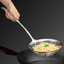 Kitchen Large Colander Stainless Steel Filter Spoon Skimmer Cooking Utensils Noodles Scoop Strainer Home Kitchenware with Hooks