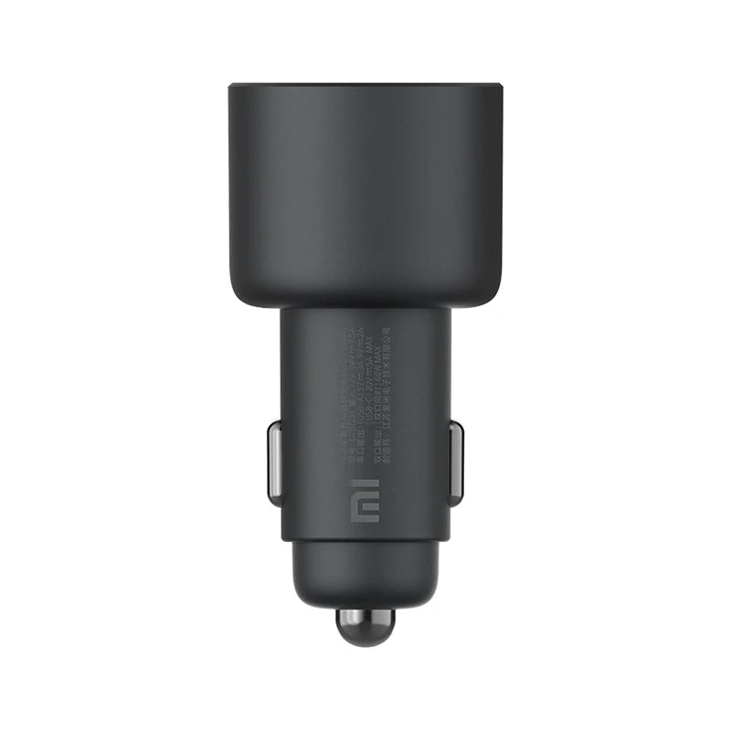 Original Xiaomi Car Charger 100W 5V 3A Dual USB Fast Charging QC Charger Adapter For iPhone Samsung Huawei Xiaomi 10 Smart phone