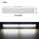 6/10 LED Induction Under Cabinet Light Motion Sensor Closet Night Lamp Battery Powered Magnetic Strip Light For Kitchen Wardrobe