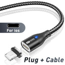 GTWIN Magnetic Cable Micro Type C USB Magnetic Charging Cables Magnetic Charger For iPhone Samsung Huawei Xiaomi Quick Charge