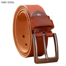 Top Leather Cowhide Belt Fashion Genuine Leather Men Belt Alloy Buckle Strap For Male Wide Cinto Masculino Luxury Cummerbund