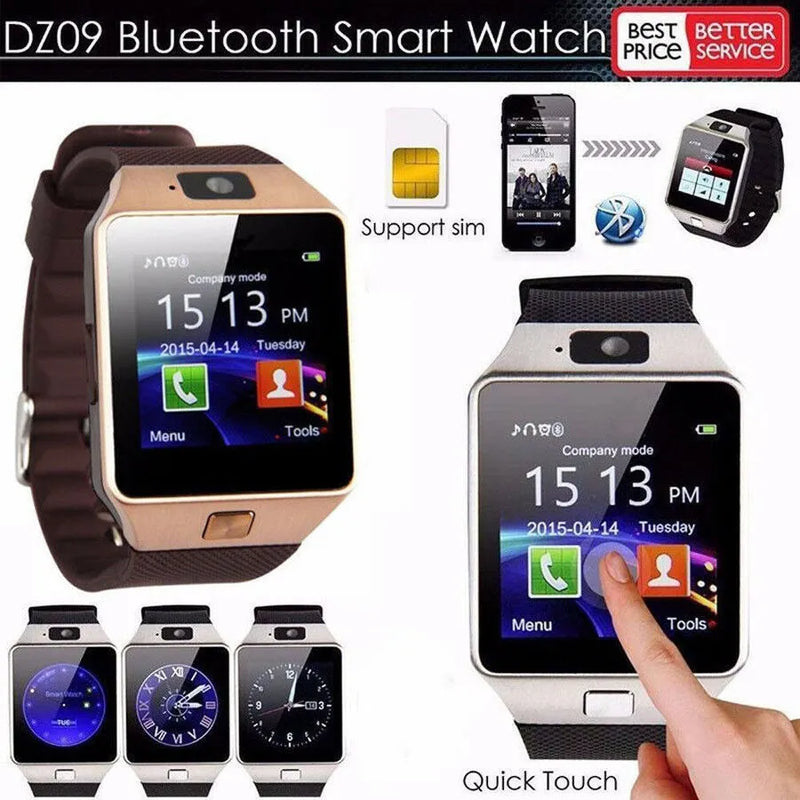 Dz09 bluetooth sales smart wrist watch