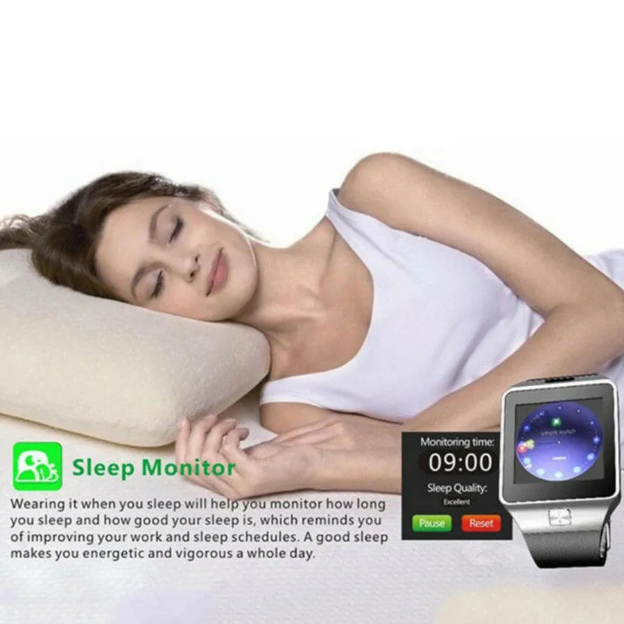 LATEST DZ09 Bluetooth Smart Watch Camera SIM Slot For HTC Samsung Andr