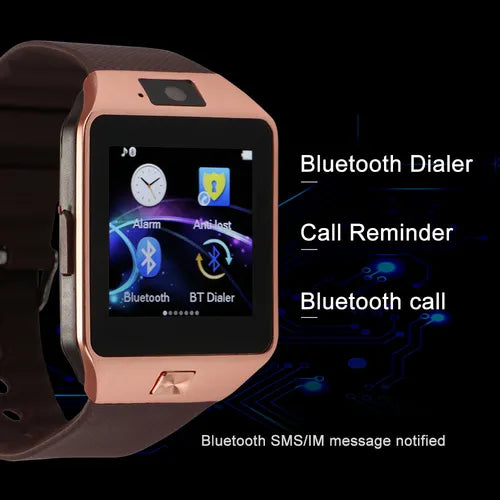 Mens Sports Smartwatch DZ09 Android Phone Call Bluetooth Smart Watch R