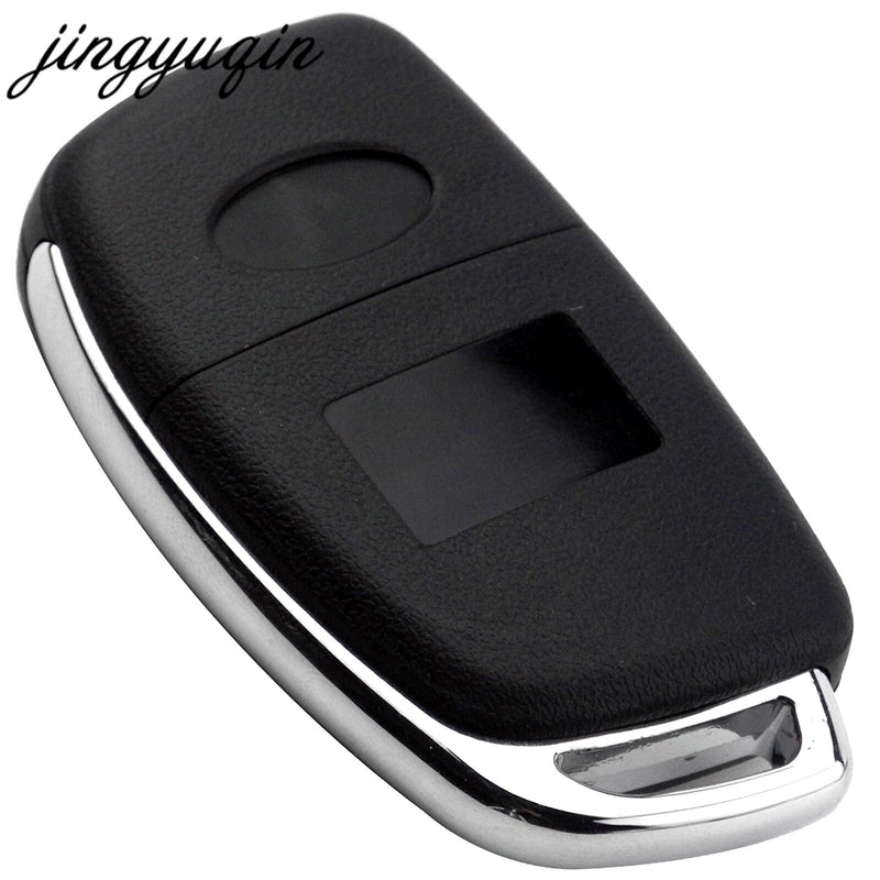 Jingyuqin HY15/HY20/TOY40 Flip Remote Key Shell Fob For Hyundai Solaris ix35 ix45 ELANTRA Santa Fe HB20 Verna Solaris 3 Buttons