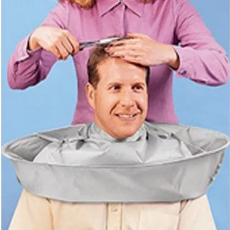 Creative DIY Apron Hair Cutting Cloak Coat Salon Barber Stylist Cape Umbrella Haircut Cloak Hairdressing Home Cleaning Protector
