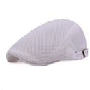 Men Women Casual Beret Hat Fashion Breathable Mesh Flat Cap Newsboy Style Beret Hats  Adjustable Adjustable Caps Gorras