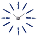New Wall Clock Clocks Watch Stickers Diy 3d Acrylic Mirror Home Decoration Quartz Balcony/courtyard Needle Modern hot