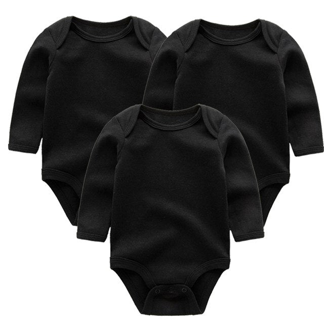 3pcs/lot long Sleeve Original Newborn Baby Bodysuit kids Clothing bebes Baby Boy Girl clothes set body suits