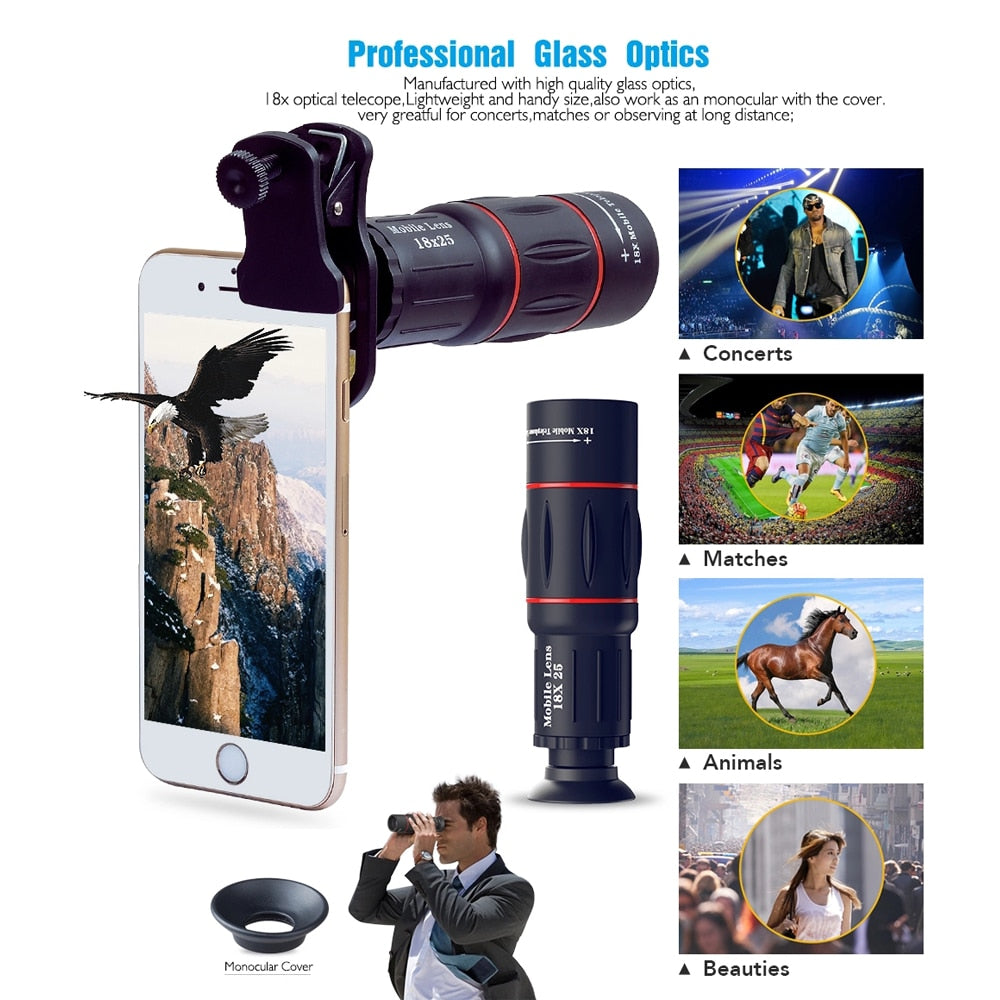 Mobile telescope lens shops