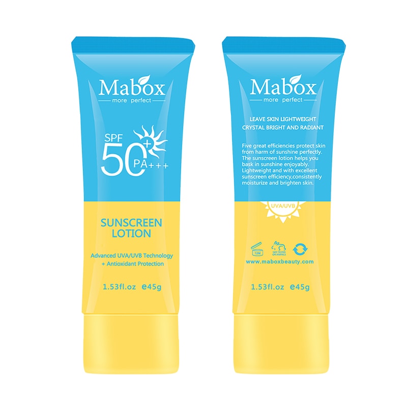 MABOX Face, body sunscreen whitening sunscreen sunscreen cream anti-aging oil control moisturizing SPF 50 Prevent sunburn