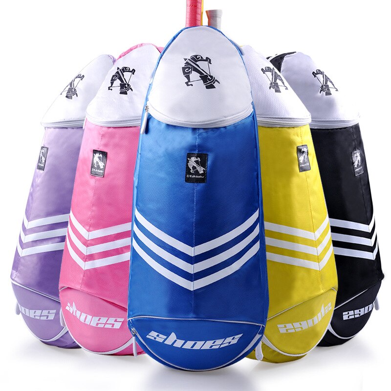 Men Women Badminton Racket Bags Backpacks Shoulder Bags Small Light Weight All 3 Volumes 6 Bags Women Racquet Sport Bags