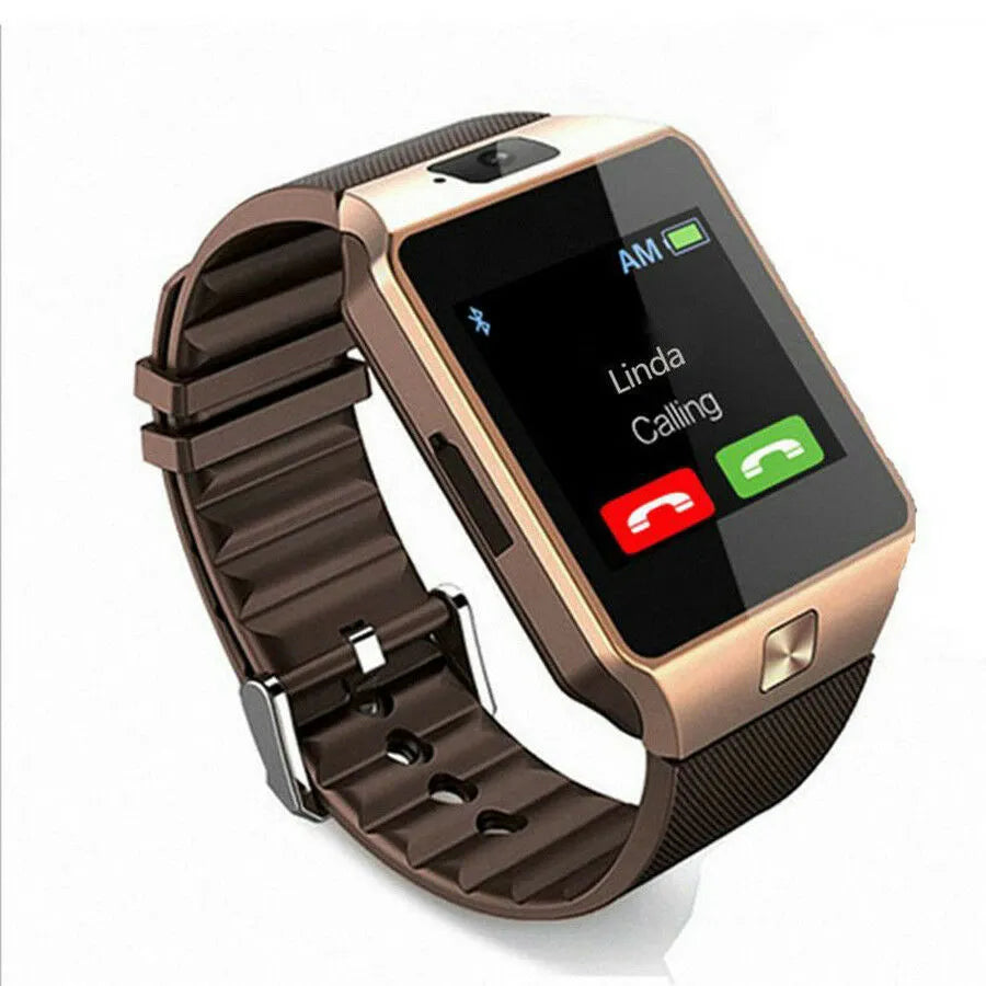 LATEST DZ09 Bluetooth Smart Watch Camera SIM Slot For HTC