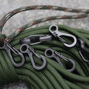 10 Pcs Camping Equipment Survival EDC Paracord Carabiner Snap SF Spring Clip Hiking Hook Backpack Tactical Buckle Camp Kit