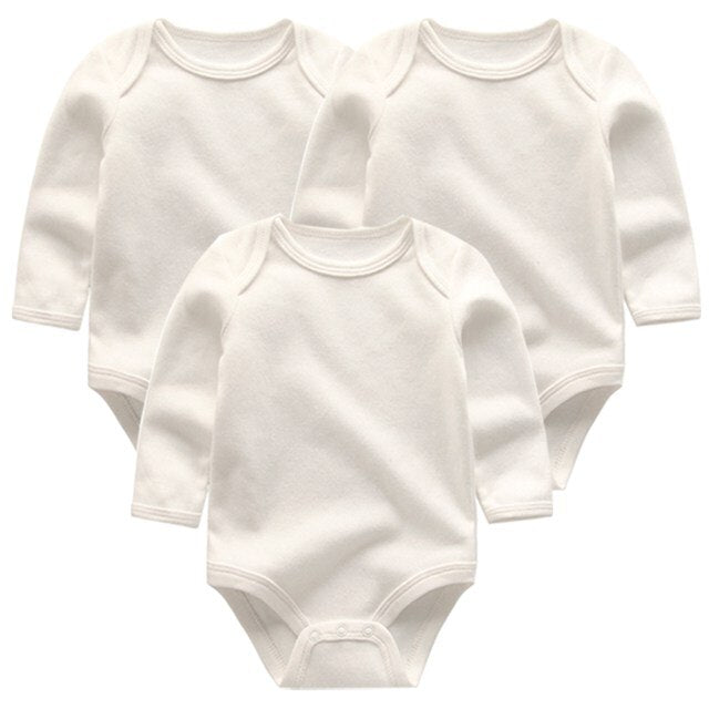 3pcs/lot long Sleeve Original Newborn Baby Bodysuit kids Clothing bebes Baby Boy Girl clothes set body suits