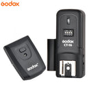 Godox CT-16 16 Channels Wireless Radio Flash Trigger Transmitter + Receiver Set for Canon Nikon Pentax Studio Speedlite Flash