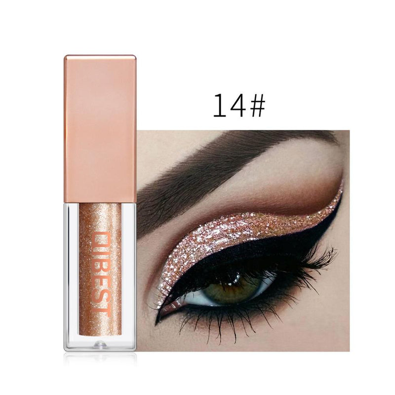 Black Glitter Eyeshadow Shimmer Eye Pigment Nude Makeup Waterproof Festival Eyes Metallic Smokey Eye Shadow Liquid Cosmetics