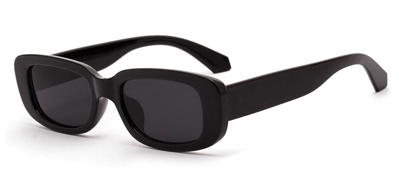 Rectangle Sunglasses Black Leopard Sun Glasses Fashion Trending  Shades
