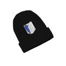 Attack on Titan Wings of Freedom Anime Skullies Caps Knitted Beanies Winter Warm Hats Men Women Boys Girls Gift Elastic