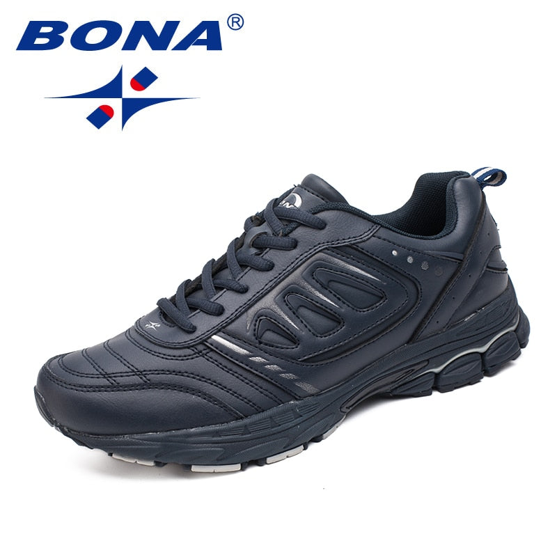 BONA Men Running Shoes Sneakers Lace Up