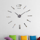 Understated luxury  Circular home decoration Corridor wall stickers mirror effect Modern style  diy quartz wall clock still life