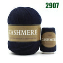 Best Quality 100% Mongolian Cashmere Hand-knitted Cashmere Yarn  Wool Cashmere Knitting Yarn Ball Scarf Wool Yarny Baby 50 grams