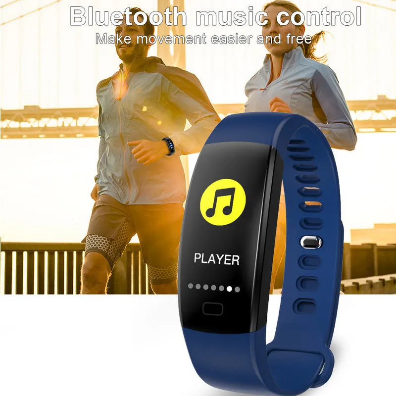 F64HR Smart Bracelet Men Women Heart Rate Blood Pressure Sleep Monitor