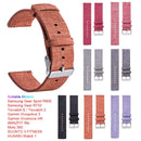 20MM Universal Nylon Canvas Replacement Watch Band Wrist Straps Suitable For Samsung Gear Sport R600/R732 Ticwatch 2 Smart Watch