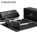 KINGSEVEN Brand Men Aluminum Sunglasses Polarized UV400 Mirror Male Sun Glasses Women For Men Oculos de sol