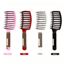 Hair Scalp Massage Comb Bristle Nylon Hairbrush Detangle Women Wet Curly Hair Comb Professional Massage Comb Brush for Salon
