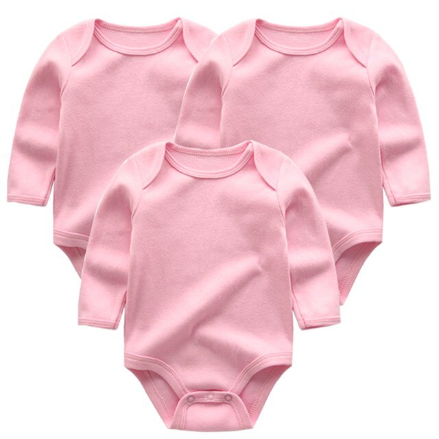 3pcs/lot long Sleeve Original Newborn Baby Bodysuit kids Clothing bebes Baby Boy Girl clothes set body suits